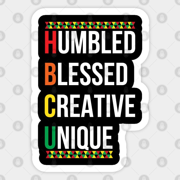 HBCU African American College Student Gift Sticker by PhiloArt